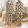 Women's Minimalist Flat Graphic Soft-Edged Organic Tessellating Pattern Muted Peach Beige Slate Gray Black Satin Pajamas Set - 1