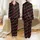 Women's Bold Black Red Lipstick Kiss Marks White Handwritten Curious Text Allover Pattern Satin Pajamas Set - 1