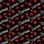 Women's Bold Black Red Lipstick Kiss Marks White Handwritten Curious Text Allover Pattern Satin Pajamas Set - 2