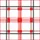 Women's Classic Interwoven White Black & Scarlet Red Tartan Plaid Grid Satin Pajamas Set - 2