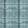Women's Muted Teal-Blue Grey Tonal Plaid Whimsical White Outline Sleepy Eye Star Moon Design Satin Pajamas Set - 2