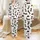 Dachshund Lovers' Playful Black & Tan-Orange Cartoon Dogs White All-Over Pattern Satin Pajamas Set - 1