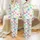 Women's Whimsical Watercolor Teal Aqua Lavender Coral Fuchsia Sea Turtle Seamless Pattern Satin Pajamas Set - 1