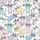 Women's Whimsical Pastel Purple Pink Sky Blue Cartoon Cat Repeating Pattern Turquoise Eyes Yarn Balls Satin Pajamas Set - 2