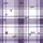 Women's Violet Charcoal Lavender Tartan Plaid Hand-Drawn Hearts Whimsical Love Script Satin Pajamas Set - 2