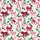 Women's Whimsical Festive Bow, Holly & Candy Cane Pattern in Rose, Gold, Fuchsia & Teal Satin Pajamas Set - 2
