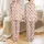 Women's Whimsical Cartoon Puppies Light Brown Cream Pink Maroon Happy Phrases Illustrative Art Satin Pajamas Set - 1