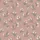 Women's Vintage Dusty Rose Botanical Print with Off-White Flowers, Golden Berries & Sage Leaves Satin Pajamas Set - 2