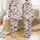 Women's Whimsical Hand-Drawn Pink Black White Outlined Fluttering Butterfly Pattern Cream Off-White Satin Pajamas Set - 1
