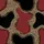 Women's Sophisticated Leopard, Deep Red & Matte Black with Intricate Scalloped Floral Lace Satin Pajamas Set - 2
