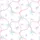 Women's Delicate Watercolor Pastel Pink Ribbons, Sky-Blue Bows, Rose Flower Clusters Satin Pajamas Set - 2