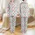 Women's Whimsical Western Desert Pattern: Hot Pink Boots, Teal Cacti, Blush Hats, Steer Skulls Satin Pajamas Set - 1