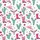 Women's Whimsical Western Desert Pattern: Hot Pink Boots, Teal Cacti, Blush Hats, Steer Skulls Satin Pajamas Set - 2