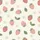 Women's Whimsical Pastel Pink Strawberry Blossom Creamy Off-White Botanical Pattern Satin Pajamas Set - 2