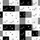 Dreamer's Bold Black White Plaid Whimsical Sleep Pattern with Crescent Moons and Stars Satin Pajamas Set - 2
