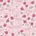 Women's Romantic Blush Pink Floral Bows, Fuchsia Roses & Sage Green Leaf Tapestry Pattern Satin Pajamas Set - 2
