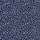 Women's Deep Indigo Navy Delicate Hand-Drawn Off-White Floral Sprig Cottagecore Pattern Satin Pajamas Set - 2