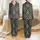 Women's Deep Black Cream Ivory Ornate Floral Lace & Geometric Mesh Illustrative Pattern Satin Pajamas Set - 1