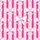 Women's Cute Hand-Drawn Bows Fuchsia Pastel Pink Striped Polka Dot Pattern Satin Pajamas Set - 2