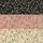 Women's Elegant Vintage Botanical Pattern with Olive Leaves, Coral Berries on Charcoal, Rose, Beige Satin Pajamas Set - 2