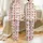 Women's Whimsical Pink Gingham Gingerbread Hot Cocoa Candy Cane Santa Snowflake Holiday Pattern Satin Pajamas Set - 1