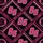 Women's Bold Hot Pink '86' & Collegiate Keep Smile Graphic with Dynamic Triple Stripes Pattern Satin Pajamas Set - 2