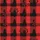Women's Bright Red Black Textured Buffalo Plaid Pine Tree Snowflake Antler Pattern Satin Pajamas Set - 2