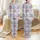 Relaxation Seekers' Complex Geometric Plaid: Cherry Red, Azure, Hot Pink, Black, White, Sky Blue, Heather Grey Satin Pajamas Set - 1