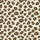 Women's Organic Leopard Spot Pattern in Charcoal Brown & Warm Medium Brown on Creamy Beige Satin Pajamas Set - 2