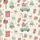 Women's Whimsical Off-White Christmas Camper Mailbox Snowglobe Gingerbread Print Satin Pajamas Set - 2