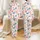 Women's Whimsical Ocean Blue Coral Pink Off-White Sea Turtle Seahorse Pattern Satin Pajamas Set - 1