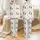 Women's Whimsical Nutcracker Ballet Christmas Pattern featuring Red Soldiers, Pink Ballerinas & Gold Stars Satin Pajamas Set - 1