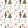 Women's Whimsical Nutcracker Ballet Christmas Pattern featuring Red Soldiers, Pink Ballerinas & Gold Stars Satin Pajamas Set - 2