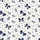 Women's Off-White Dark Navy Blue Elegant Vector Bows Roses Polka Dots Seamless Pattern Satin Pajamas Set - 2