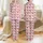 Ocean Lovers' Whimsical Red Cartoon Lobster Teal Green Starfish Pink White Checkered Pattern Satin Pajamas Set - 1