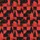 Women's Vibrant Red Black Buffalo Plaid Pine Tree Mountain Geometric Pattern Satin Pajamas Set - 2