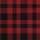 Women's Bold Classic Tartan Plaid Deep Crimson Red Solid Black Intersecting Stripes Satin Pajamas Set - 2