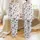 Women's White Lucky Charm Whimsical Pattern: Disco Dice Cards Hearts Stars & Cacti Satin Pajamas Set - 1