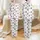 Women's White Base Playful Scattered Soccer Ball Light Pink Bow & Polka Dot Pattern Satin Pajamas Set - 1