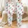 Women's Whimsical Aqua Sea Turtle Pink Hibiscus Green Leaf Tropical Pattern Satin Pajamas Set - 1