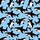Women's Playful Cartoon Sharks Seamless Pattern Black White Red Gums Sky Blue Flat Art Satin Pajamas Set - 2