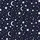 Women's Whimsical Hand-Drawn White Stars Moons Abstract Constellations Deep Navy Cosmic Pattern Satin Pajamas Set - 2