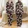 Alternative Style Apparel Dark Graphic Black Red White Stylized Skulls & Vines Grunge Pattern Satin Pajamas Set - 1