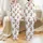 Women's Whimsical Cartoon Imp Light Green Skin Festive Red Santa Hat Holly Gift Candy Cane Pattern Satin Pajamas Set - 1