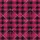 Women's Bold Hot Pink Black White Irregular Plaid Intersecting Bands Geometric Pattern Satin Pajamas Set - 2