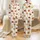Women's Whimsical Highland Cow Rust Golden Pastel Floral Cream Pattern Satin Pajamas Set - 1