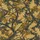 Women's Naturalistic Deep Forest Green Olive Brown Autumn Tree Branch & Leaf Design Satin Pajamas Set - 2
