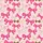 Women's Sweet Feminine Pale Blush Pink All-Over Fuchsia Rose Pink Satin Bow Muted Tan Line Art Print Satin Pajamas Set - 2