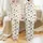 French Bulldog Lovers' Whimsical Hand-Drawn Frenchie Party Fawn Brindle Pastel Hat Pattern Satin Pajamas Set - 1