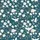 Women's Deep Teal Illustrative White Cherry Blossom Rust Branch Crane Flight Pattern Satin Pajamas Set - 2